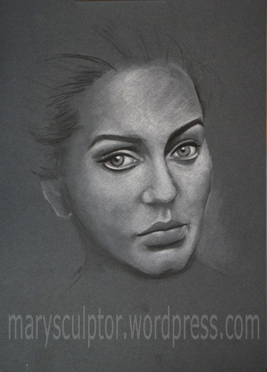 Adele 19 Drawing Portrait Step 7